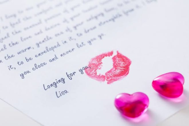 I will write the most beautiful love letter
