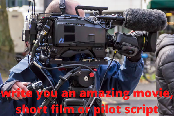 I will write you an amazing movie, short film or pilot script
