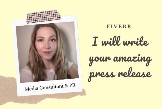 I will write your amazing press release