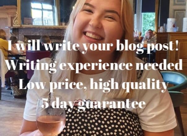 I will write your blog post