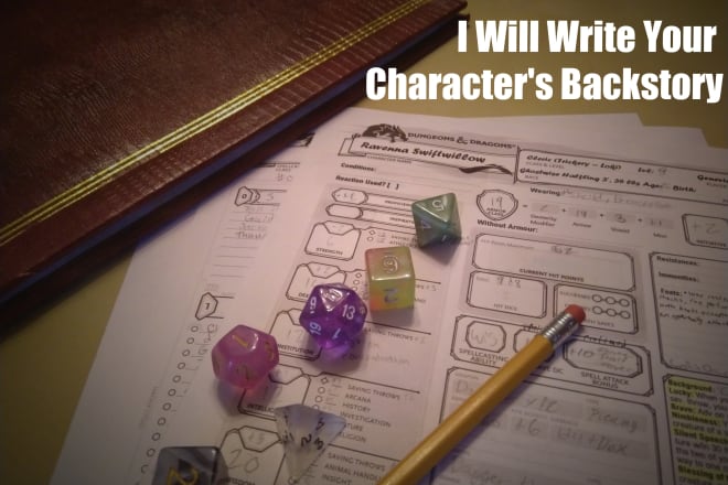 I will write your dnd or oc character backstory