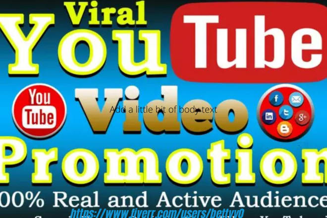 I will youtube music video promotion