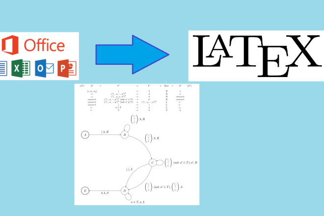 I will convert any document into latex