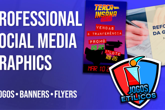 I will create professional social media posts and visual identity