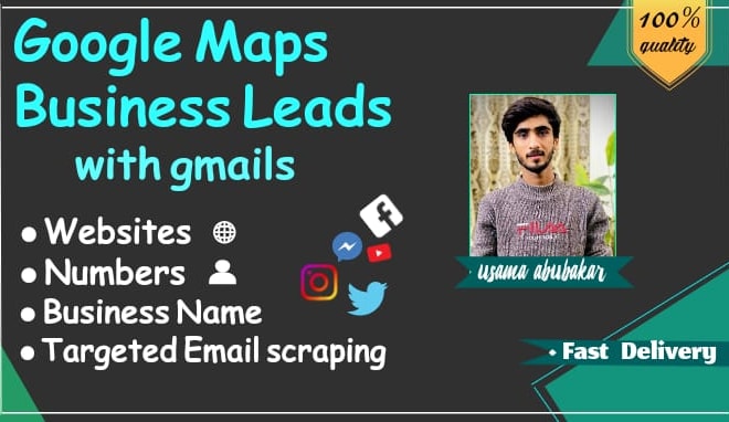 I will do email scraping and web scraping with google map