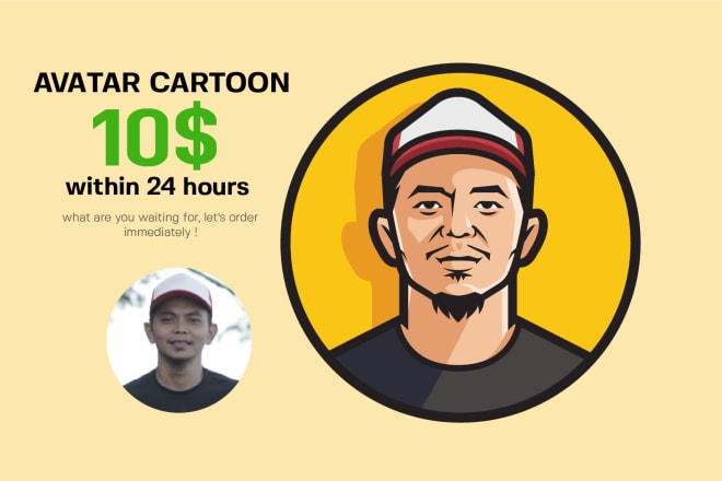 I will draw an professional avatar portrait cartoon in 24 hours