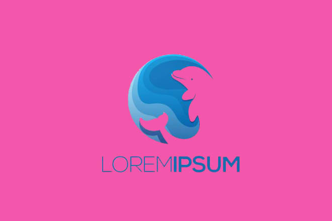 I will make dolphin logo for your business in just 1 day