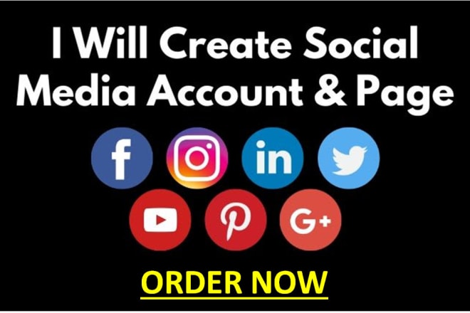 I will create seo optimized social media accounts social media page