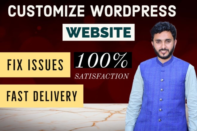 I will develop a professional wordpress website for you