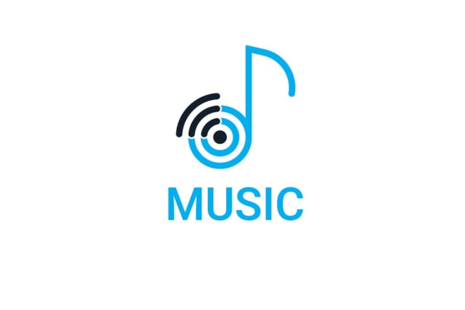 I will do good looking creative music logo with free source file