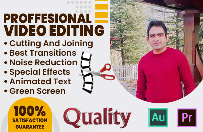 I will do video editing for youtube, and professional zoom video editors