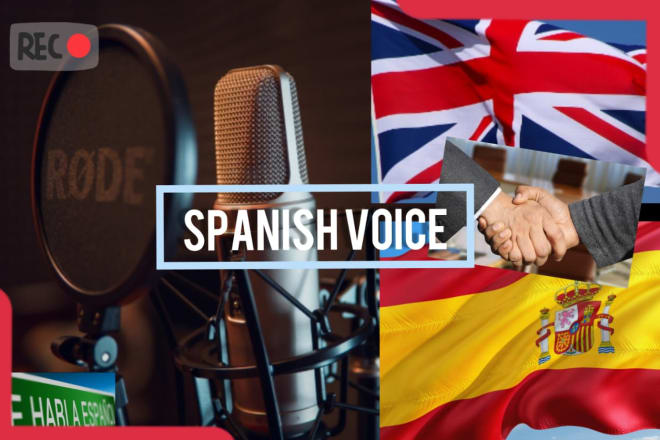 I will record a natural female voice in spanish castilian