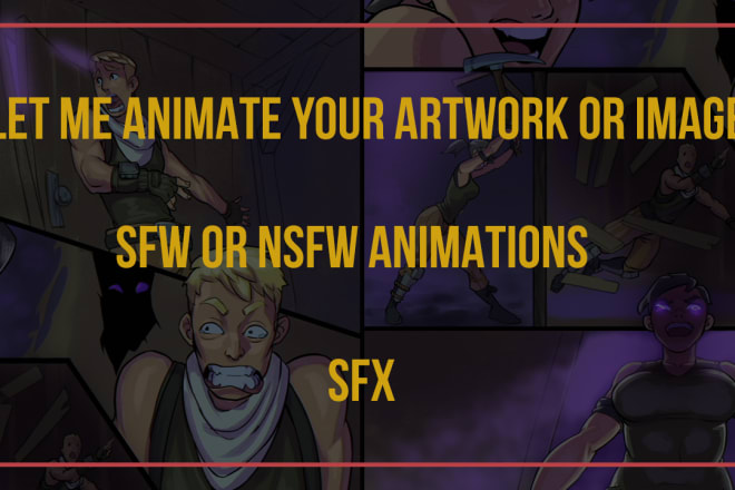 I will animate your art or image