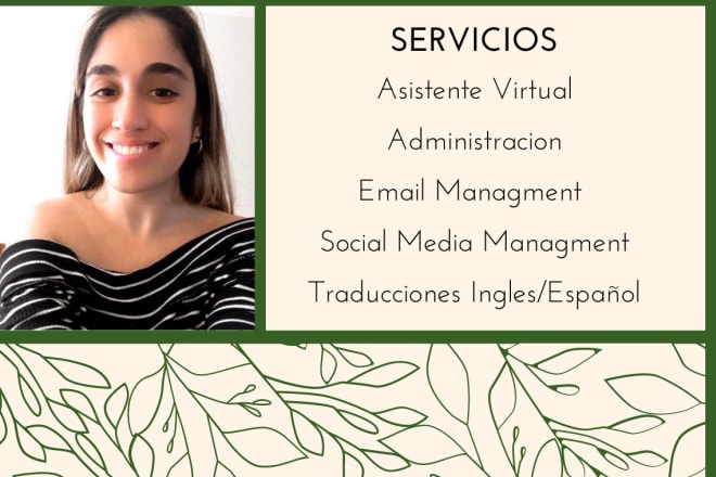 I will asistente virtual, email managment y administracion