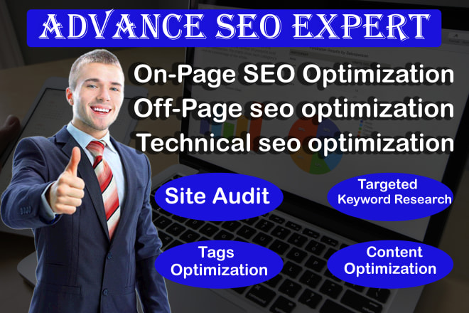 I will do full seo service of your website