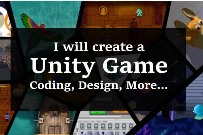 I will do unity3d mobile games in unity game development