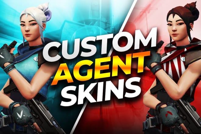 I will make custom valorant agent skin thumbnail